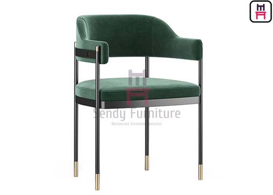 Mua Ghế ăn có tay vịn bọc nệm mở ra sau với các chi tiết bằng vàng online manufacture