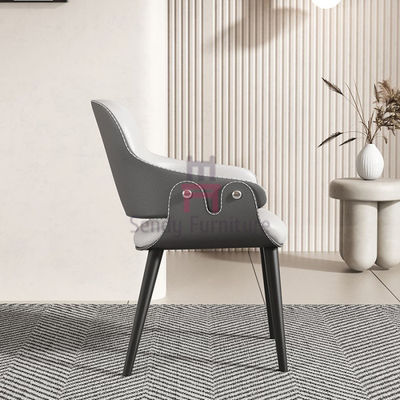 Mua Ghế nhà hàng bằng gỗ rắn với lớp phủ da và nệm lưng đệm để ăn uống thoải mái online manufacture