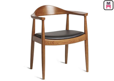 Mua Over-Size Armrest Wood Nhà hàng Ghế Với Da Cushion / Khung Gỗ online manufacture
