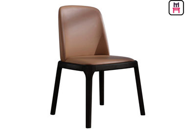 Mua Ghế nhà bếp bằng da đen bằng gỗ không tay, Ghế phòng ăn bằng gỗ sáng màu thanh lịch online manufacture