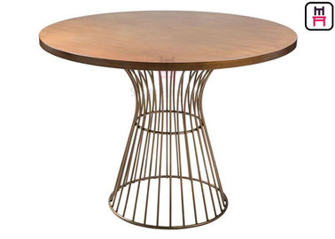 Mua Bàn nền kim loại thương mại Đối với mặt hàng gỗ, bàn tròn bằng kim loại Base online manufacture