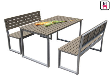 Mua Đồ gỗ ngoài trời bằng gỗ Bàn ăn ngoài trời Thương mại KD Patio Bộ đồ ăn Với Ghế online manufacture