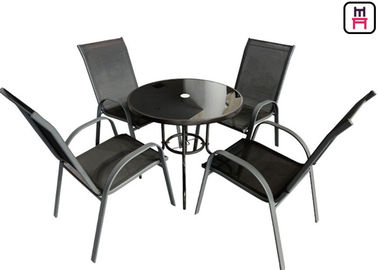 Mua Cửa hàng cà phê Bàn ăn ngoài trời Textilene Garden Furniture Với Ghế Ghế online manufacture