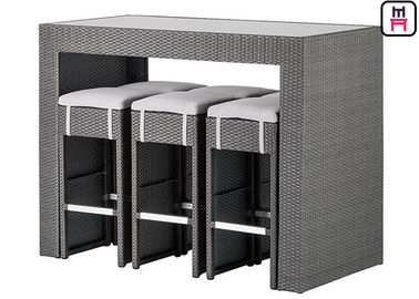 Mua 4-8 nhân dân Bar Chiều cao Bộ dụng cụ ăn uống ngoài trời, ngoài trời Ghế Bar và Bộ bàn online manufacture