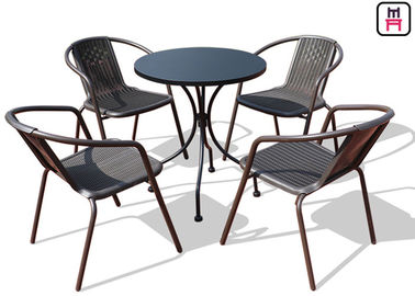 Mua Square / Round Nhà hàng ngoài trời Bàn Carbon Steel Weatherproof Patio Nội thất online manufacture