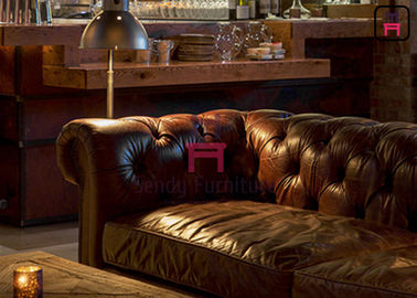 Mua Khách sạn Da / Vải Bọc Nhà hàng Gian hàng Sofa Chesterfield Phong cách Mỹ online manufacture