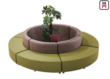 Mua Ghế ngồi gian hàng thương mại hình tròn bằng vải với khung thép cho tiền sảnh online manufacture
