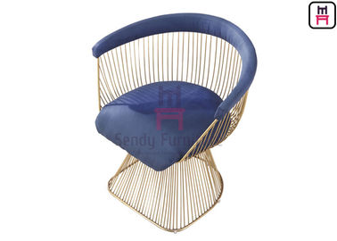 Mua Warren Platner Ghế thép không gỉ Replica cổ điển với vải & đệm da online manufacture