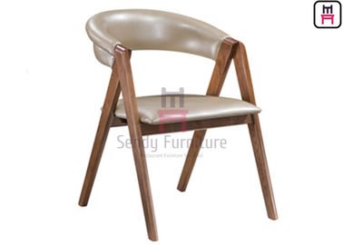 Mua Ghế nhà hàng bọc gỗ Ghế gỗ sồi Gỗ tựa lưng mềm với tay vịn chéo online manufacture