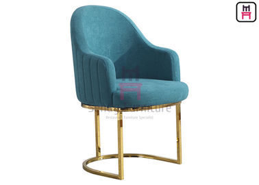 Mua Blue Velvet Cantilever Ghế thép không gỉ Ghế nhà hàng trong nhà cho sảnh online manufacture