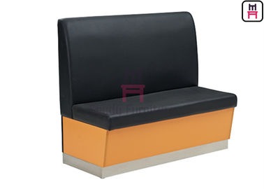 Mua Ghế tiệc thương mại màu đen, gian hàng nhà hàng bằng gỗ Eco - Leather online manufacture