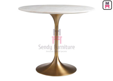 Mua Brushed Golden Tulip Base Bàn cà phê bằng đá cẩm thạch Bàn Trumpet online manufacture