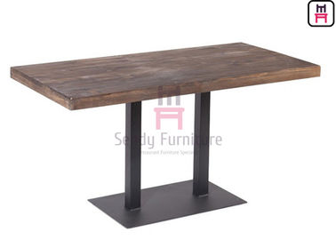 Mua Bàn ăn nhà hàng bền trong nhà Độ dày 3/4 / 5cm với mặt gỗ nguyên khối online manufacture