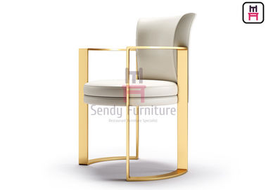 Mua Mạ điện Brass Ghế ăn lưng cao với chân thép không gỉ online manufacture