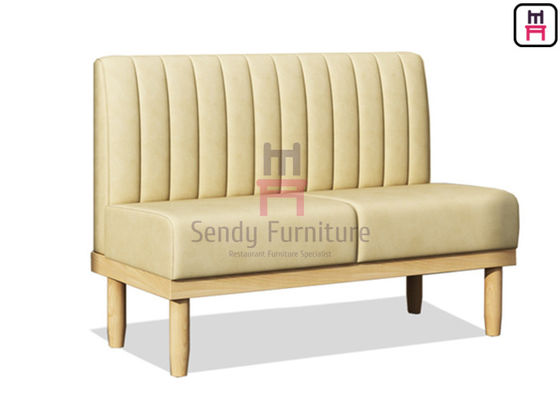 Mua Gian hàng nhà hàng bằng gỗ rắn 1.2cbm 4ft Ghế ngồi bọc PU online manufacture