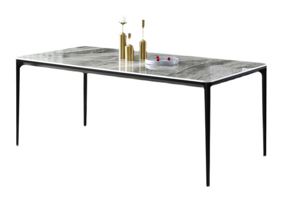 Mua ODM Hình chữ nhật 120x70x75cm Bàn ăn nhà hàng OEM Đá phiến online manufacture