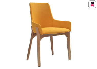 Nhà hàng Ghế gỗ Tối giản hiện đại Ghế Ghế vải Nordic W43 * D41 * H80cm