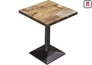Bàn ăn câu lạc bộ ván ép trong nhà chống nước 2ft * 2ft với hoa văn cổ điển