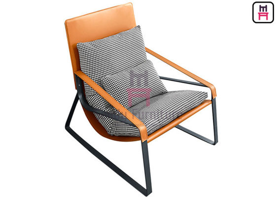 Da rám nắng Chiều cao 42cm 0,7cbm Ghế sofa đơn Tựa đầu