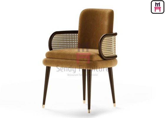 Ghế ăn bọc nhung 0,38cbm với tay vịn