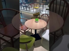 4 người / 6 người gỗ dán / Laminate Bàn ăn chống nước Cho sử dụng nhà hàng