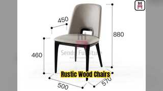 Ghế nhà hàng bằng gỗ mộc mạc cho không gian tuyệt vời